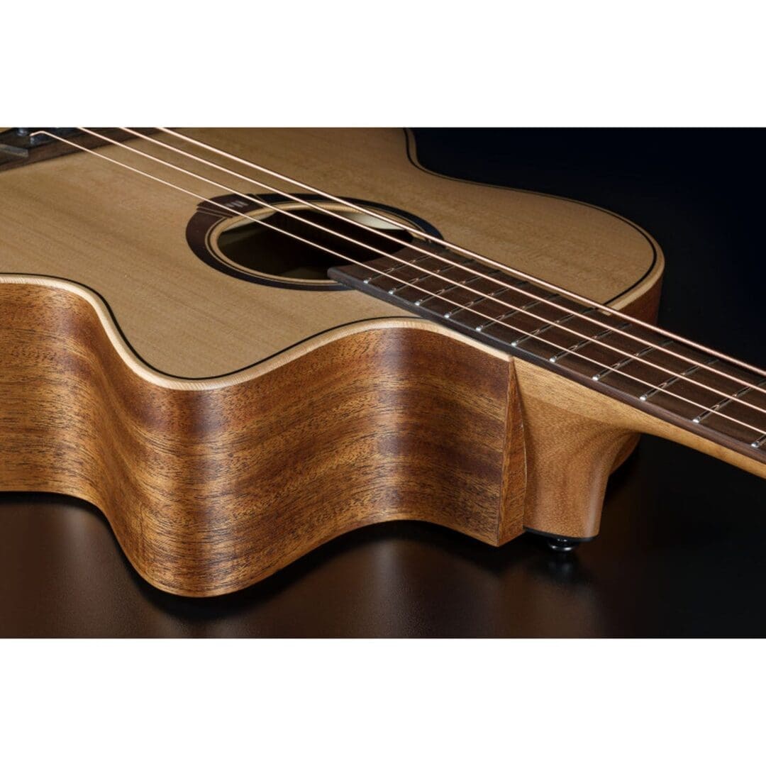 Lag HyVibe Acoustic Bass with Gigbag HV10BCE - Natural - Image 8