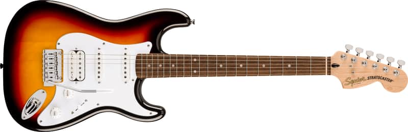 Squier Affinity Series® Stratocaster® Junior HSS - 3-Color Sunburst - Image 3