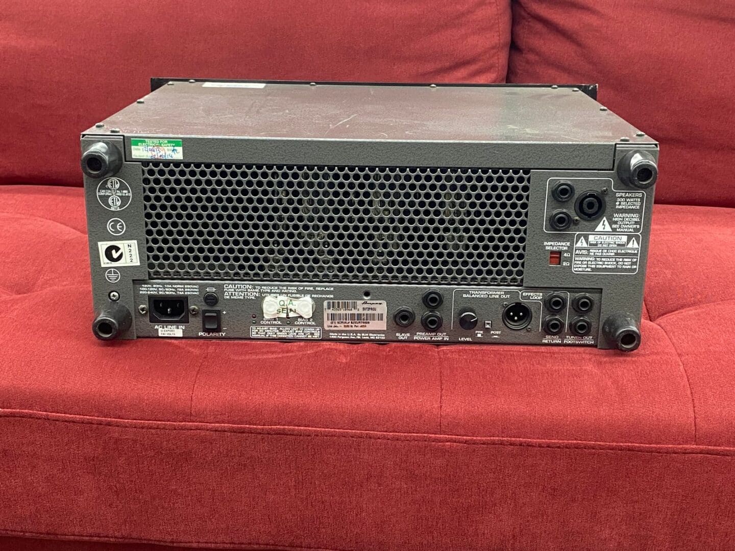 Ampeg SVT-2 Pro 300-Watt Rackmount Bass Amp Head USA Gogol Bordello Owned - Image 2