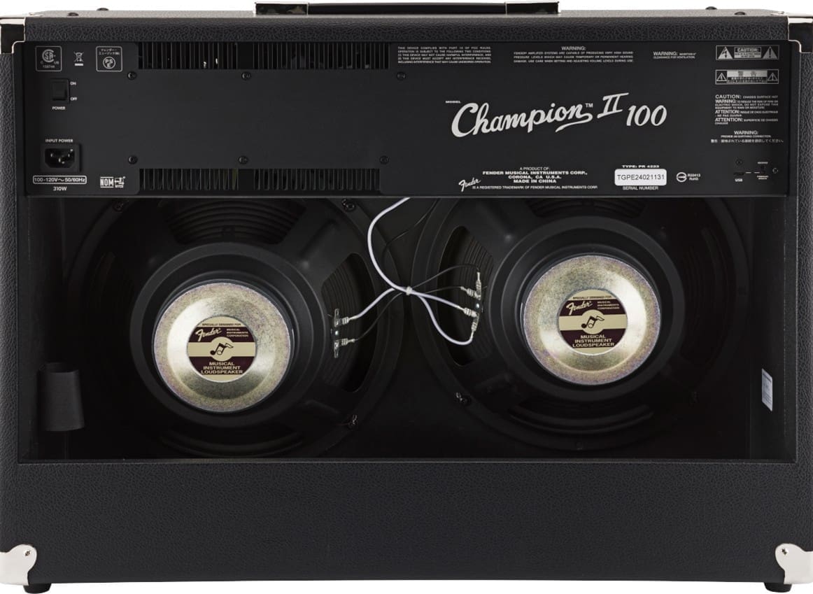 Fender Champion 100 combo amp 100 watt 2 x 12" speakers amplifier - Image 3