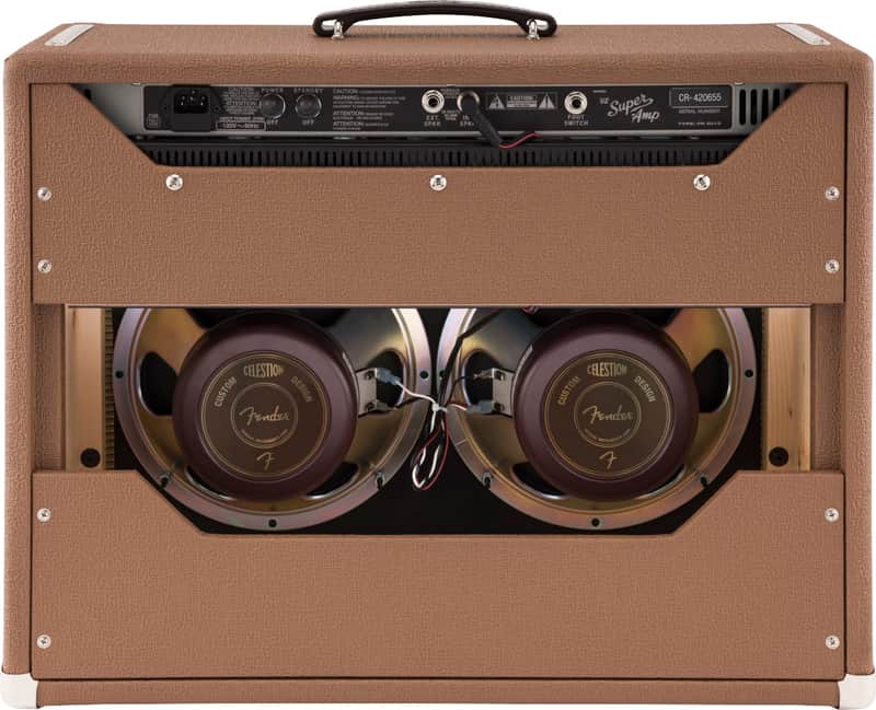 Fender 1962 Super Amp 2-Channel 40-Watt 2x10" Guitar Combo Amp #2174000000 Brown Panel tube amplifier - Image 4
