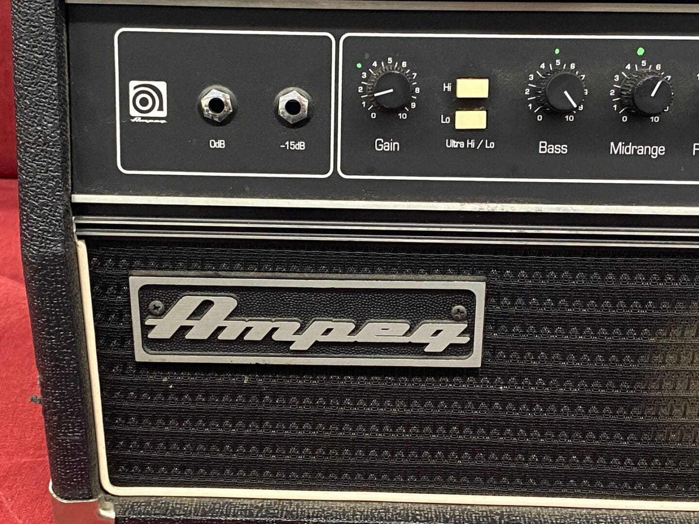 Ampeg SVT-CL Classic Bass Head - Black USA - Victor Litz