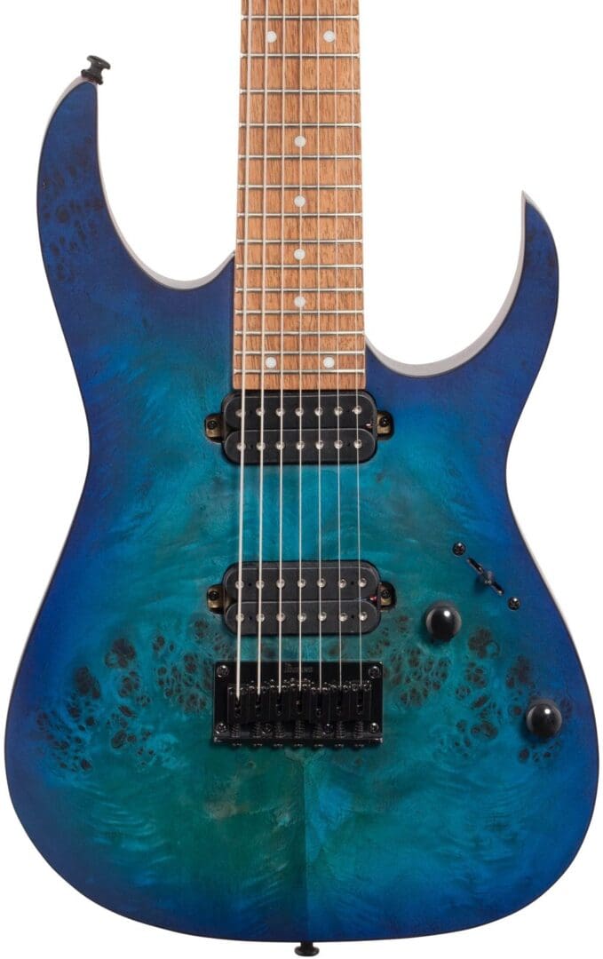 Ibanez RG RG7421 7-String Electric Guitar - Sapphire Blue Flat