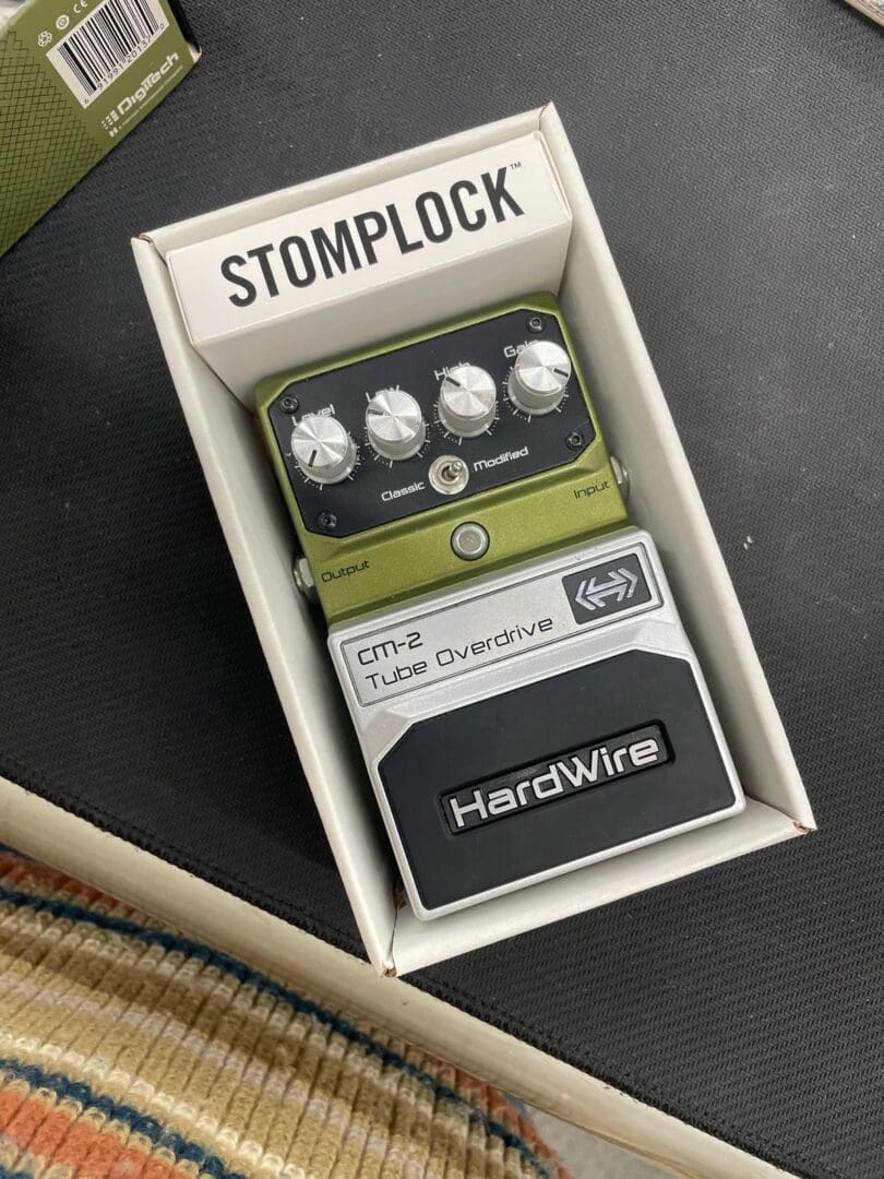 DigiTech Hardwire CM-2 Tube Overdrive - Silver - Victor Litz