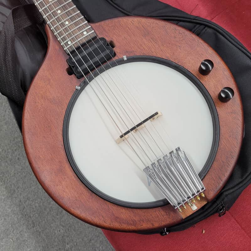 Gold Tone EB-6 Banjitar with Gigbag - Mahogany 6 string electric banjo - Image 5