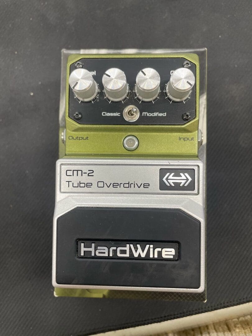 DigiTech Hardwire CM-2 Tube Overdrive - Silver - Victor Litz