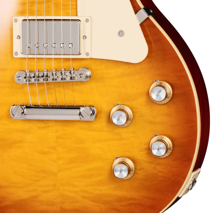 Epiphone Inspired by Gibson Custom 1960 Les Paul Standard Reissue - Iced Tea Burst w/ Case - Image 5