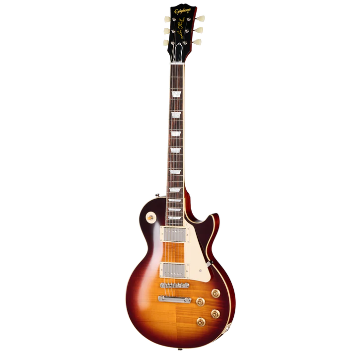 Epiphone Inspired by Gibson Custom 1959 Les Paul Standard Reissue - Washed Bourbon Burst - Image 3