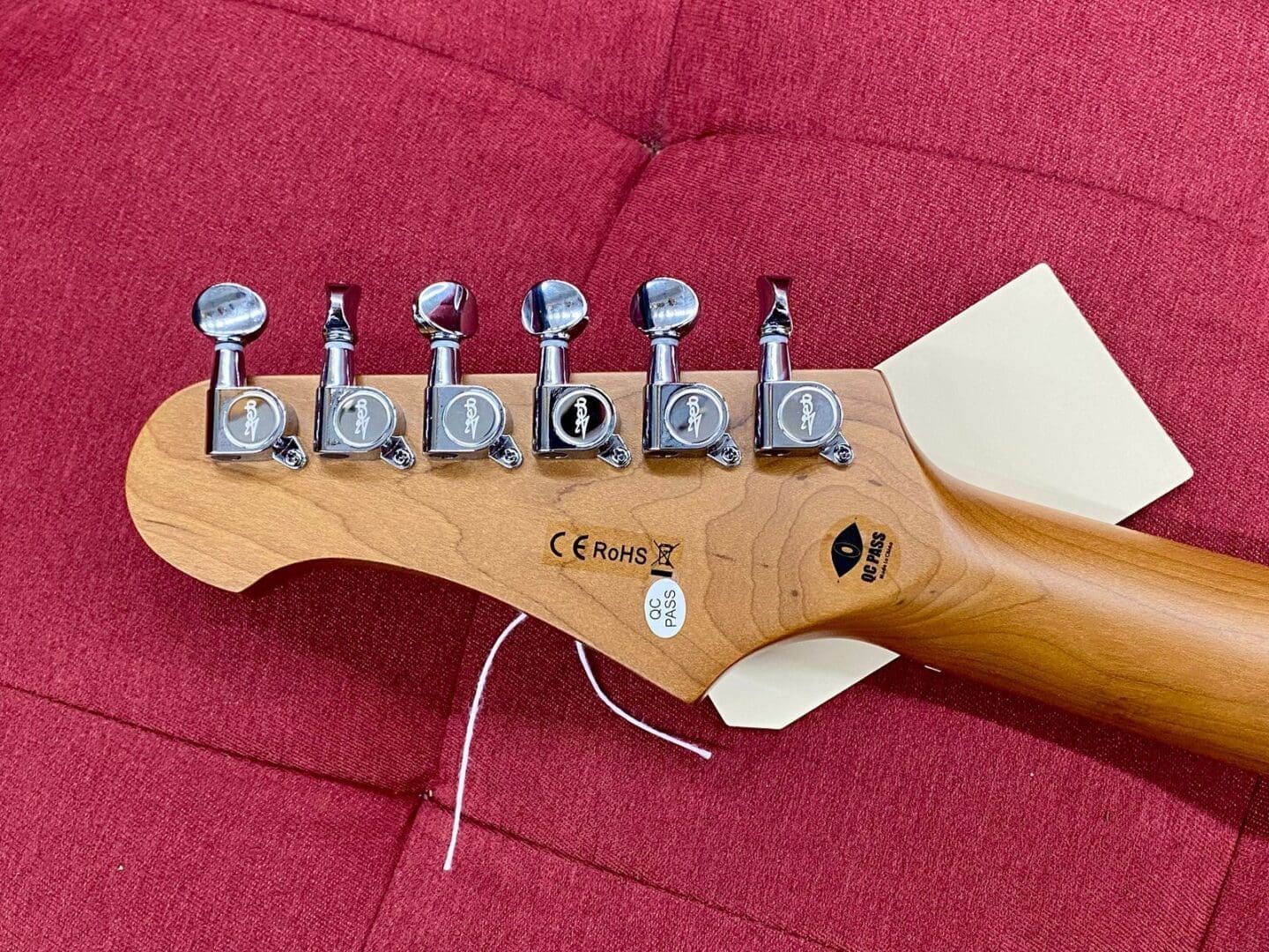 JET Guitars JS-300 Solid Body Electric Guitar - Gold - Image 3