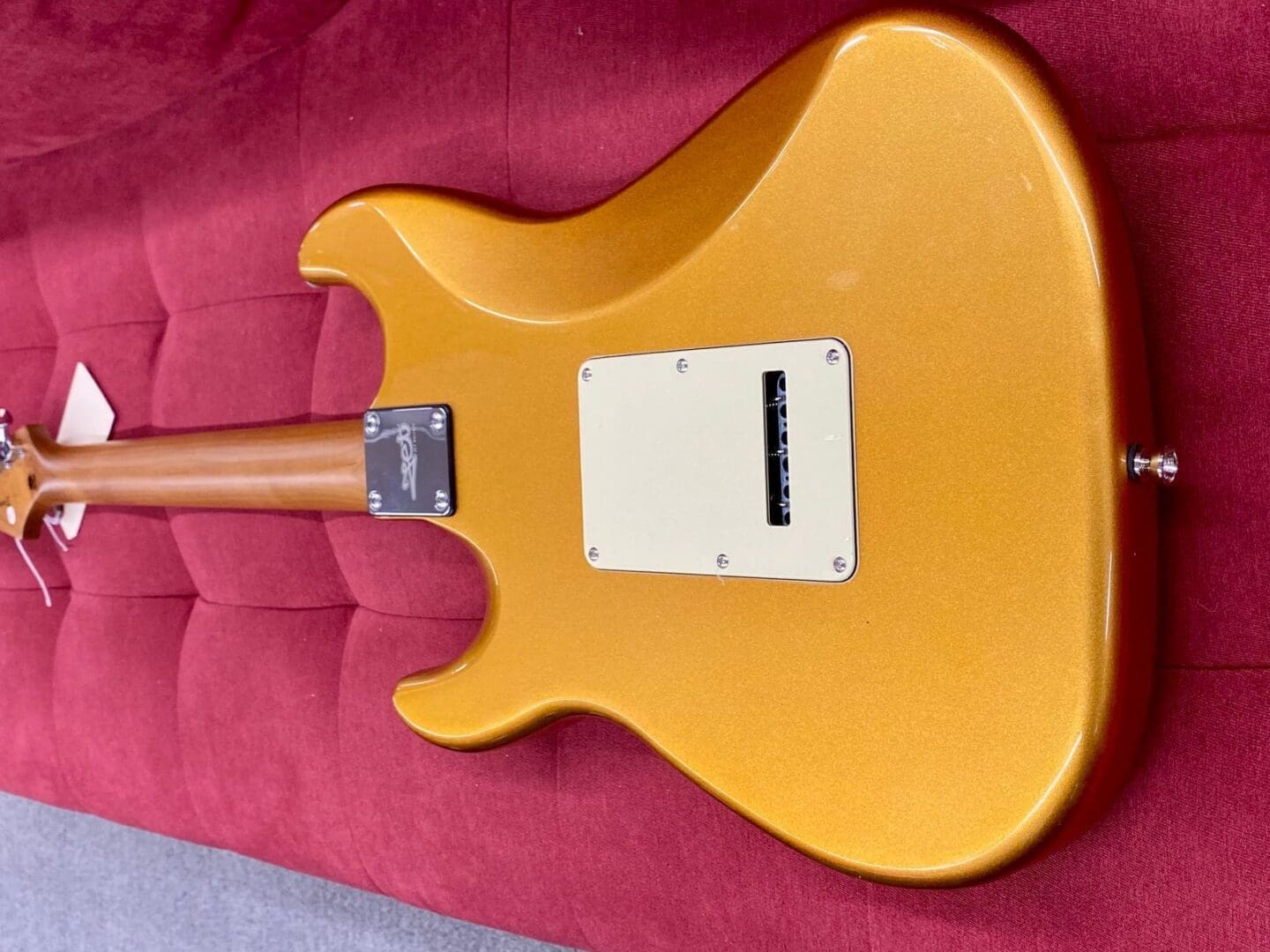 JET Guitars JS-300 Solid Body Electric Guitar - Gold - Image 6