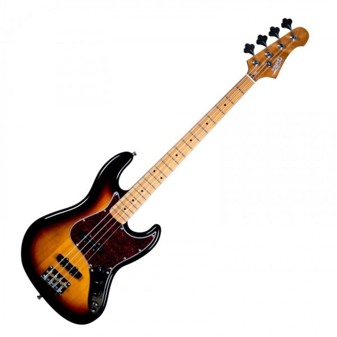 JET Guitars JJB-300 Electric Bass Guitar - Sunburst - Victor Litz