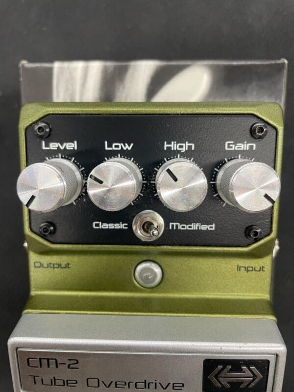 DigiTech Hardwire CM-2 Tube Overdrive - Silver - Victor Litz