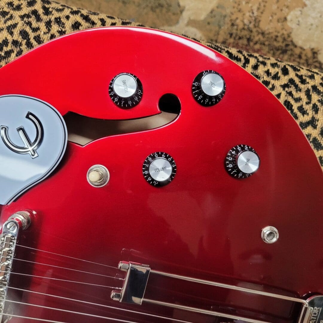 Epiphone Riviera Reissue - Sparkling Burgundy - Victor Litz