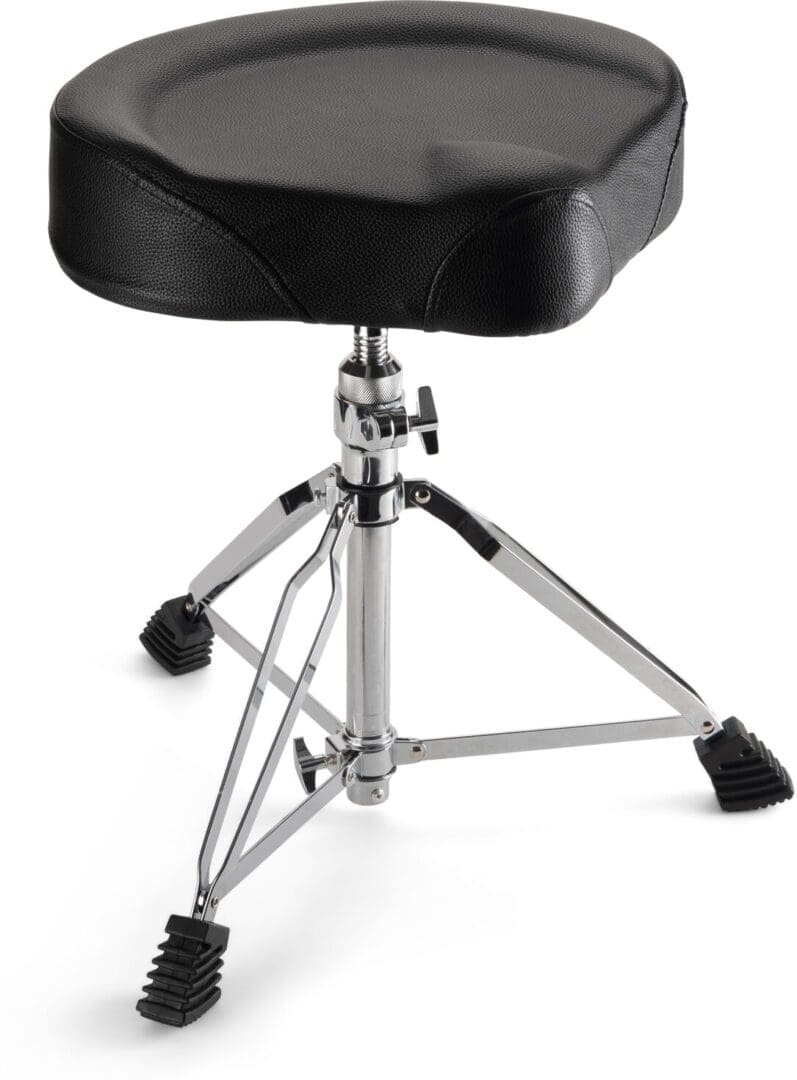 On-Stage Heavy-Duty Drum Throne Saddle‑style