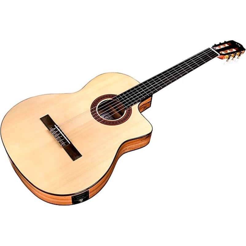 Cordoba C5-CET Thinbody Spalted Maple Nylon-String Acoustic-Electric Guitar - Gloss Spalted Maple - Image 3