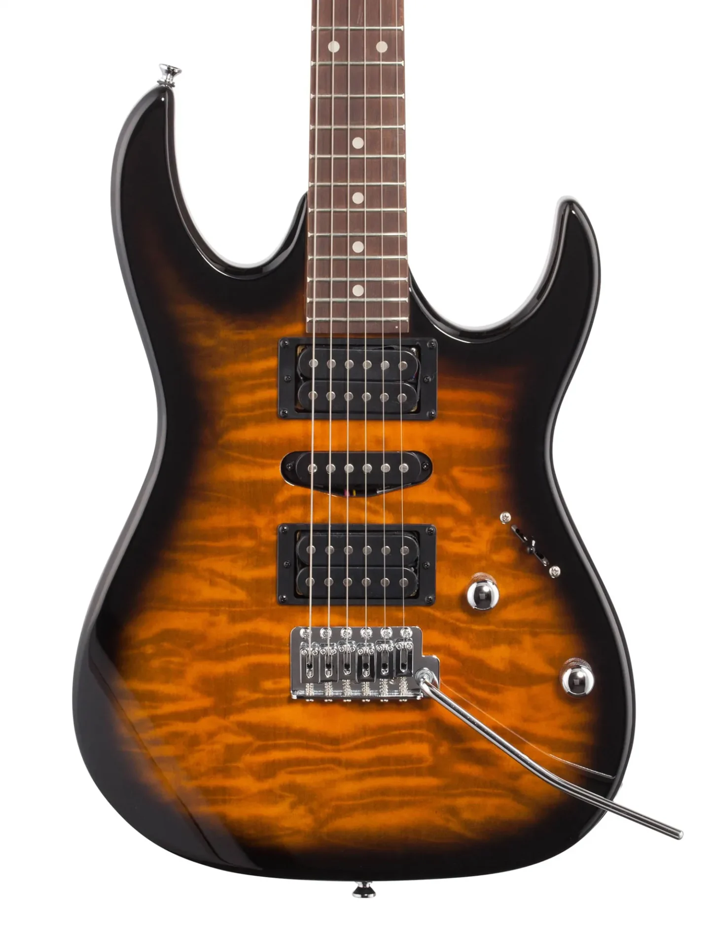 Ibanez GRX70QA Quilt Maple Top Electric Guitar Sunburst - Image 2