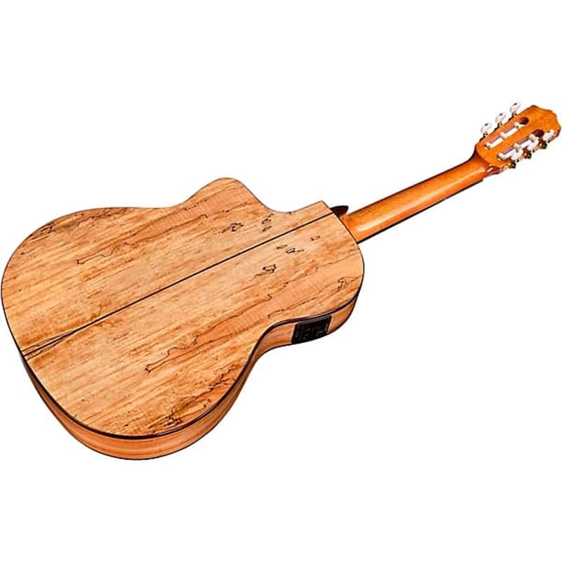 Cordoba C5-CET Thinbody Spalted Maple Nylon-String Acoustic-Electric Guitar - Gloss Spalted Maple - Image 6