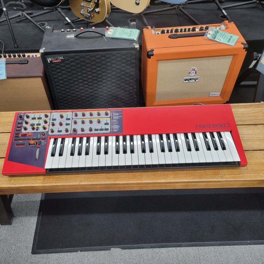 Nord Lead 2 49-Key 12-Voice Polyphonic Synthesizer - Red - Image 2