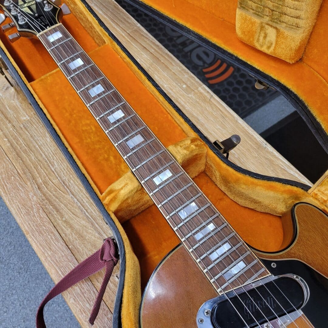 Gibson Les Paul Recording 1973 with Case- Walnut - Image 5