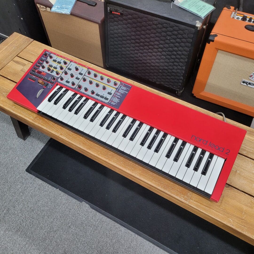 Nord Lead 2 49-Key 12-Voice Polyphonic Synthesizer - Red - Victor Litz