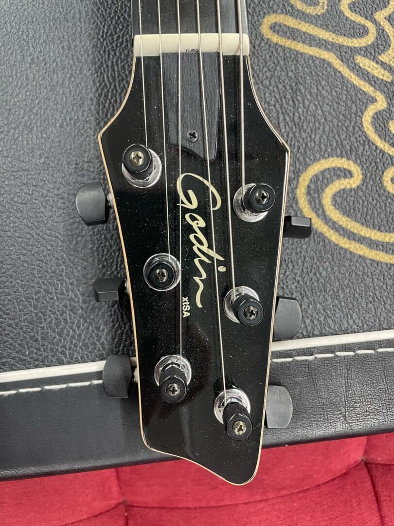 Godin xtSA Multi-Voice Electric Guitar - Trans Black w/Case