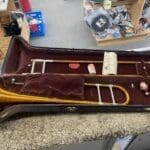 King H.N. White Bass Trombone 1934 – 2-Tone Brass with Original Case