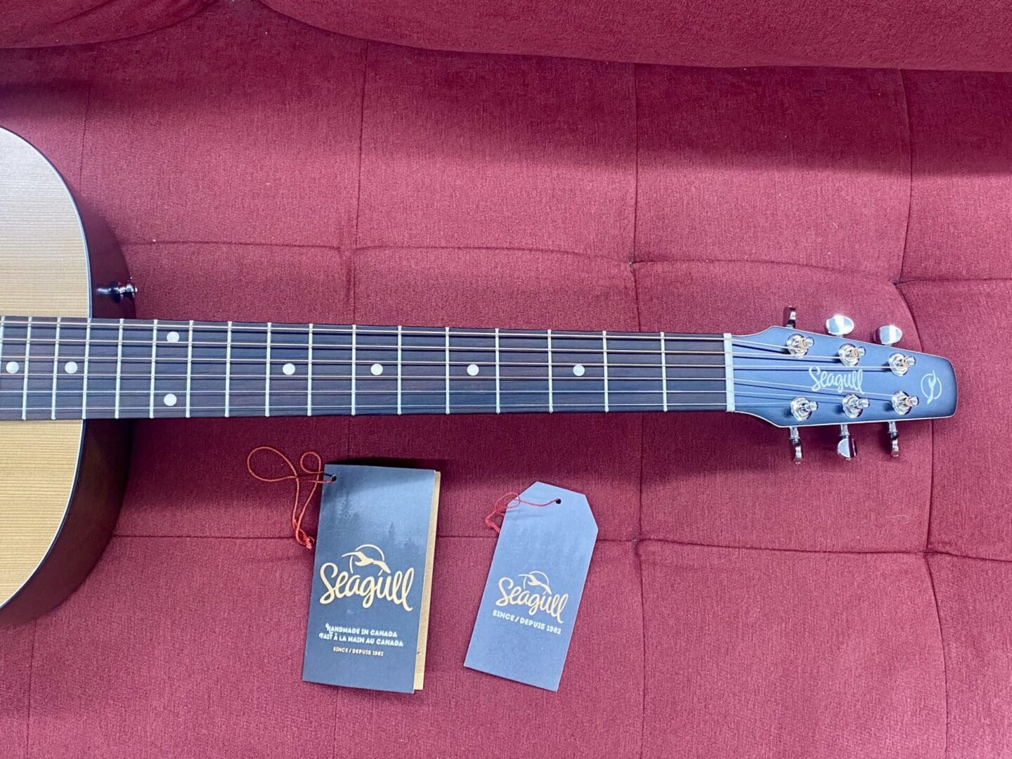 Seagull S6 Original QIT Acoustic-Electric Guitar - Natural - Image 11