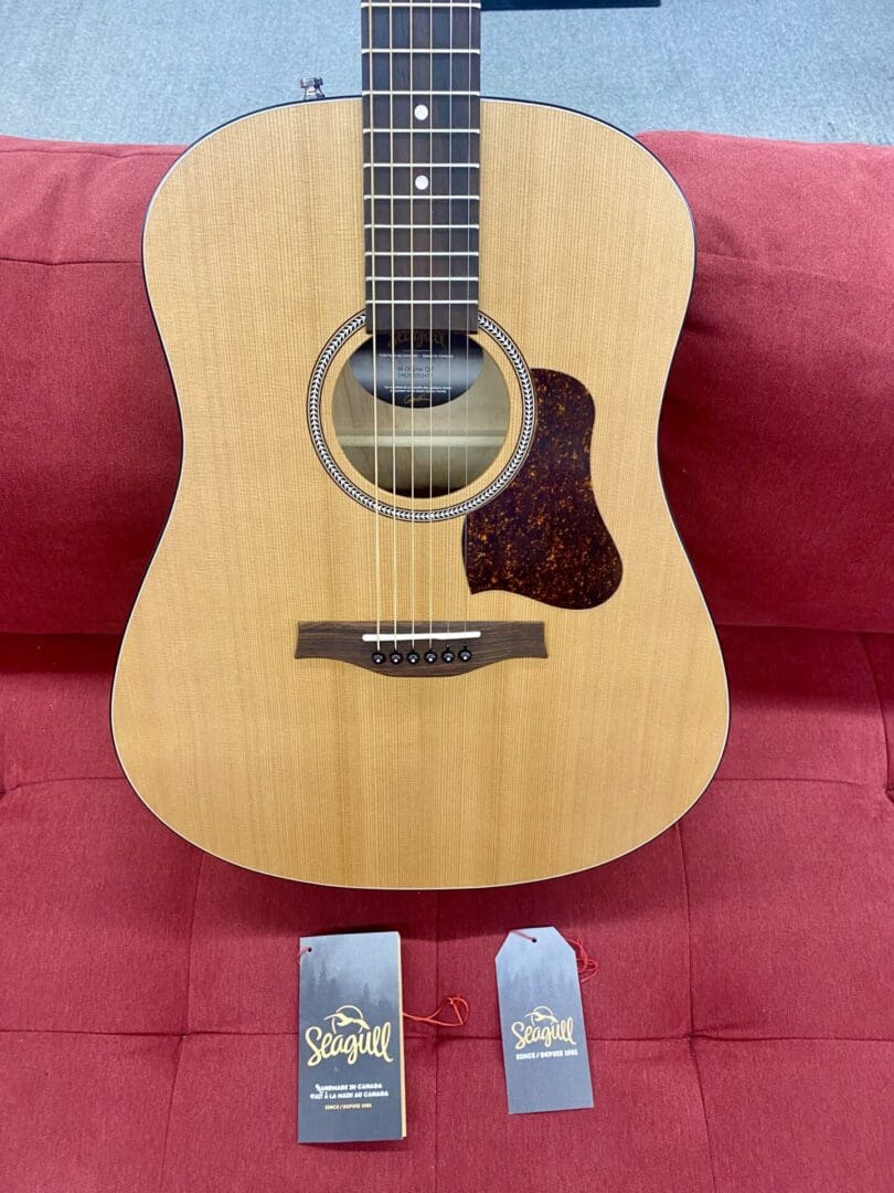Seagull S6 Original QIT Acoustic-Electric Guitar - Natural - Image 3