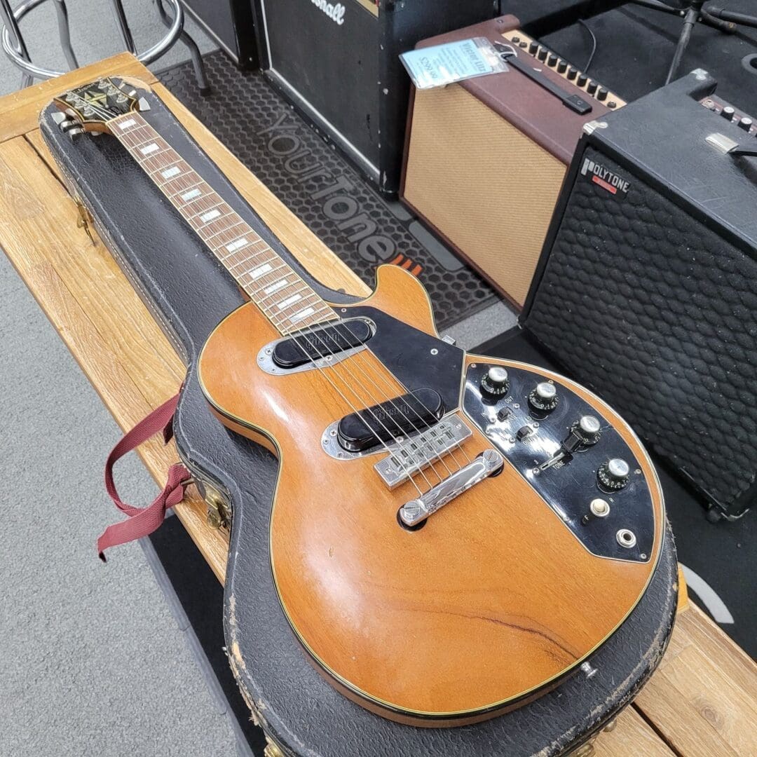 Gibson Les Paul Recording 1973 with Case- Walnut - Image 10