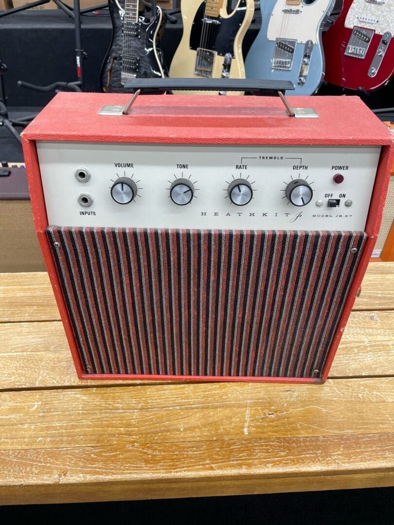 Heathkit Jr Model JK-37 Guitar Combo Amp 60's - Red
