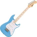 Squier Mini Stratocaster Maple Fingerboard White Pickguard California Blue