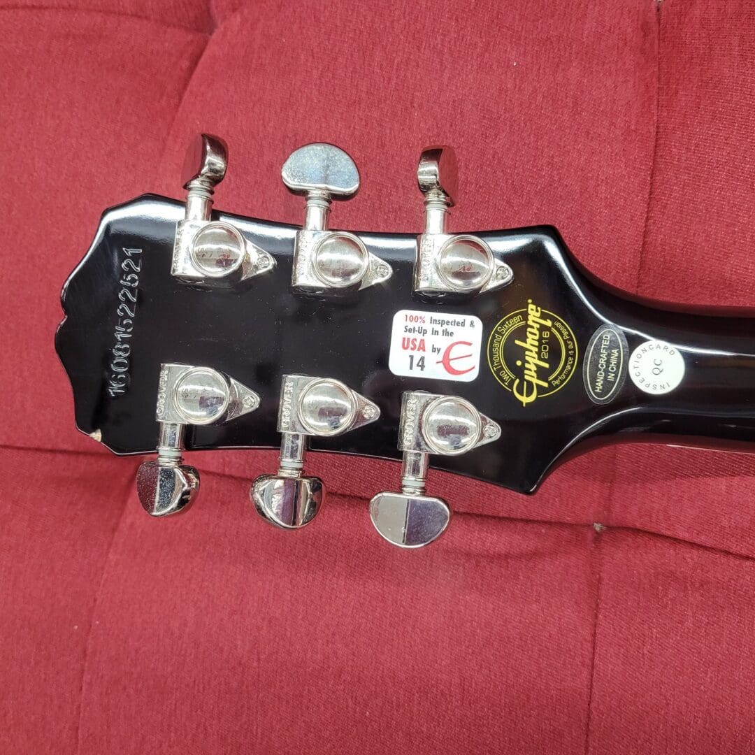 Epiphone Nighthawk Custom Reissue - Trans Black - Victor Litz