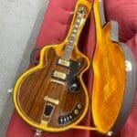 Ventura V-1502 Al Ciaola Copy Electric Guitar 1970’s – Walnut w/ Case Made in Japan