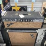 Fender Black Panel Bandmaster 40-Watt 2-Channel Guitar Amp Head with 2×12 Cabinet 1966-67