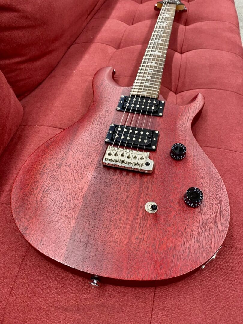 PRS SE CE-24 Standard - Vintage Cherry Satin w/ Bag - Image 7