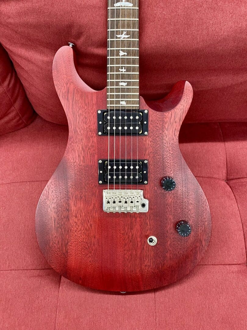 PRS SE CE-24 Standard - Vintage Cherry Satin w/ Bag - Image 6