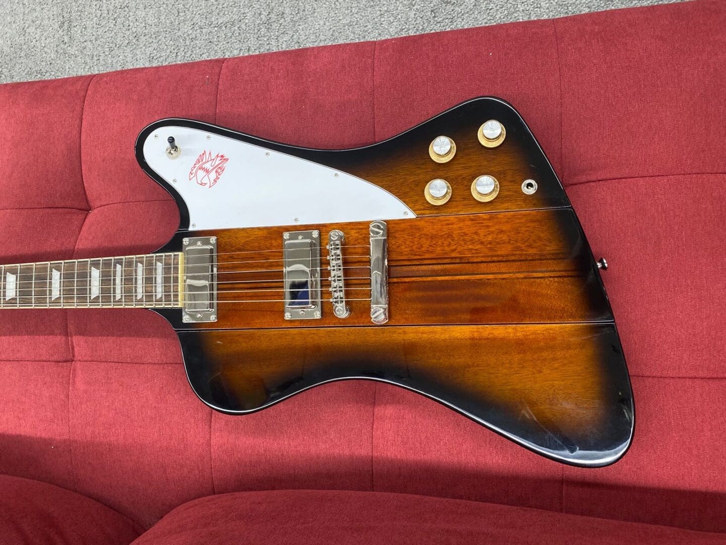 Epiphone Inspired by Gibson Firebird Electric Guitar 2023 - Vintage Sunburst - Image 2