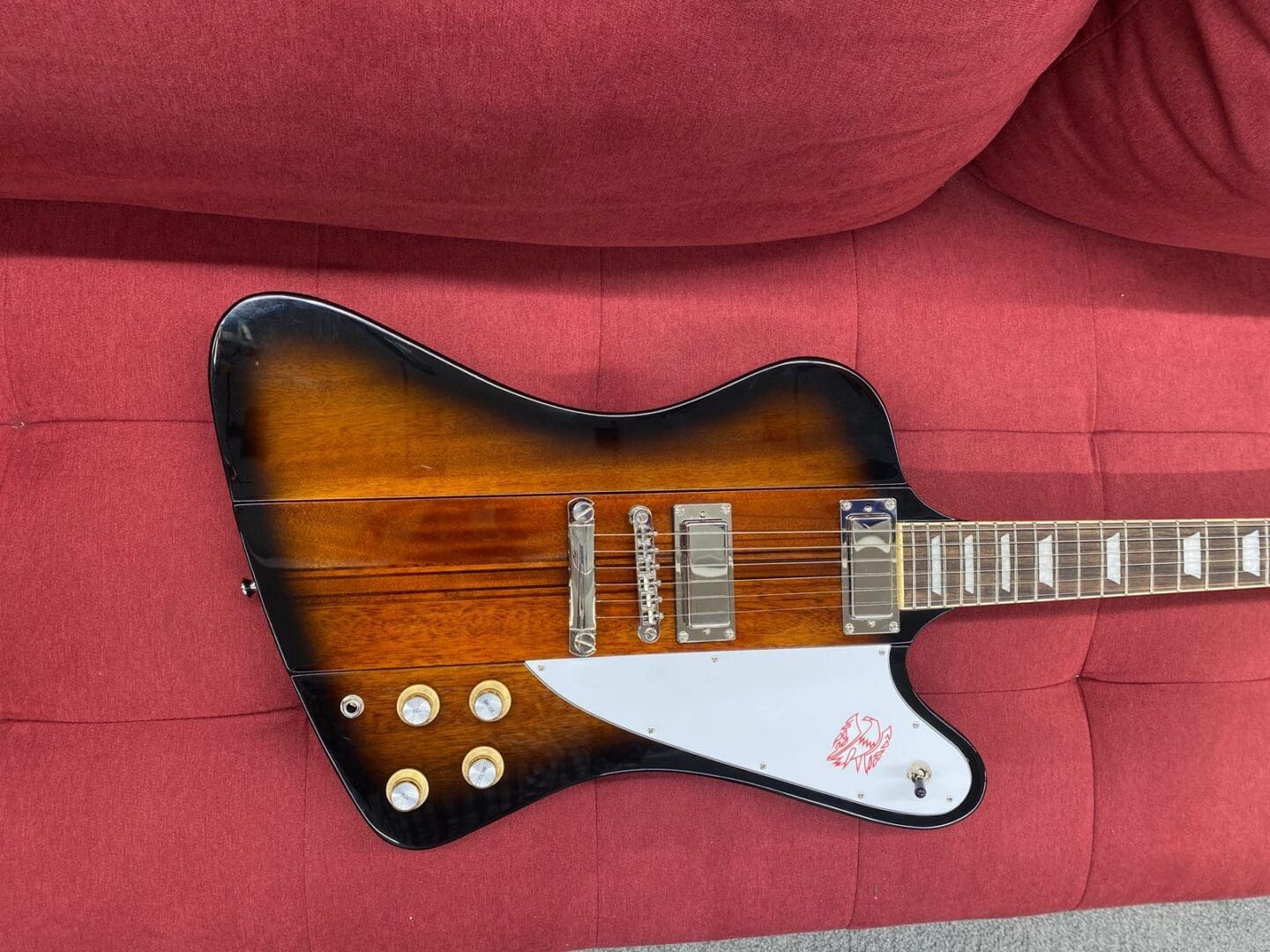 Epiphone Inspired by Gibson Firebird Electric Guitar 2023 - Vintage Sunburst - Image 3