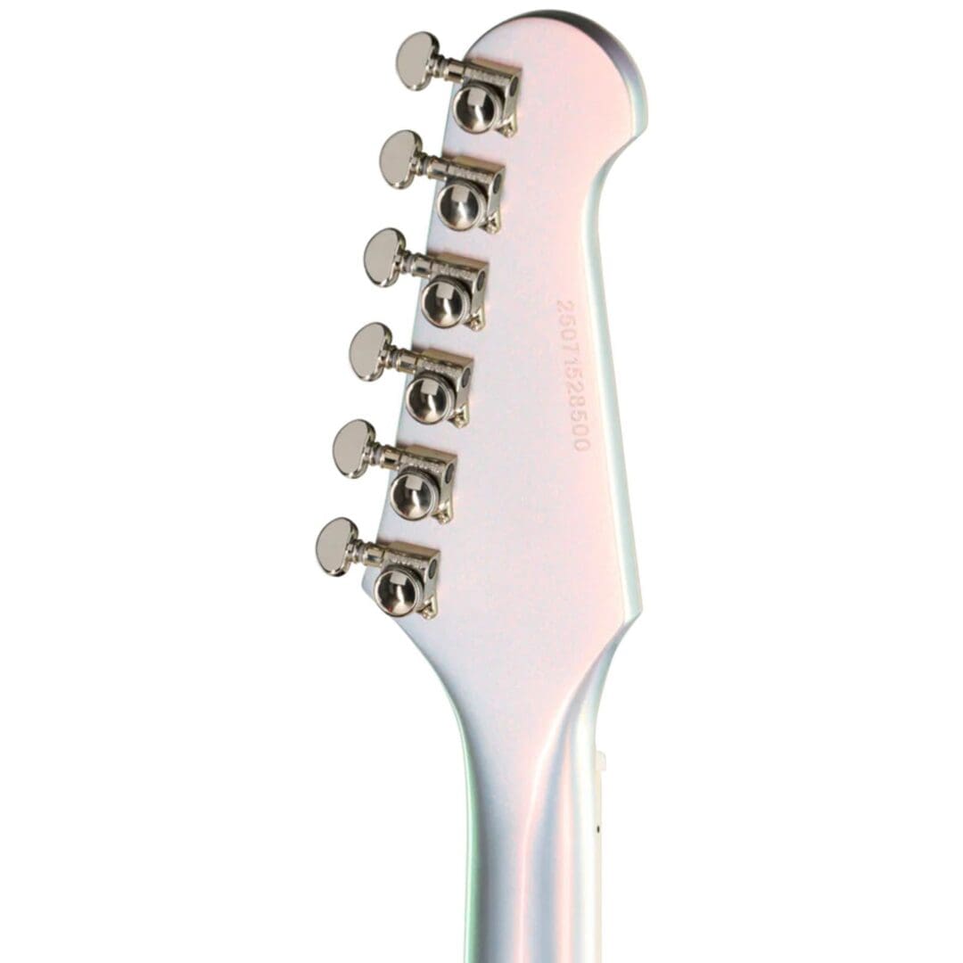 Epiphone Inspired by Gibson Futura Firebird Custom Electric Guitar - Quicksilver Shift W/ Bag - Image 9