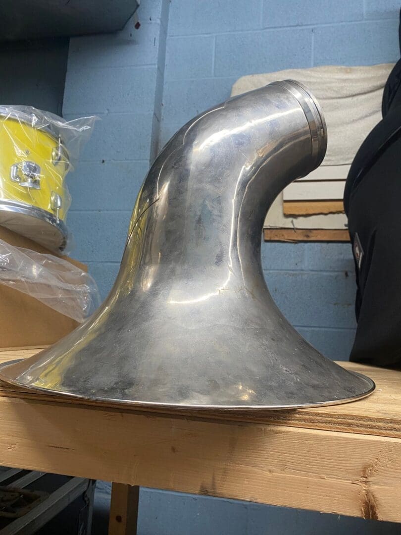 C. Mahillon Bruxelles mod. 390 BBb 4 valve Tuba with Detachable Bell - Silver Local Pickup Only!!! - Image 10
