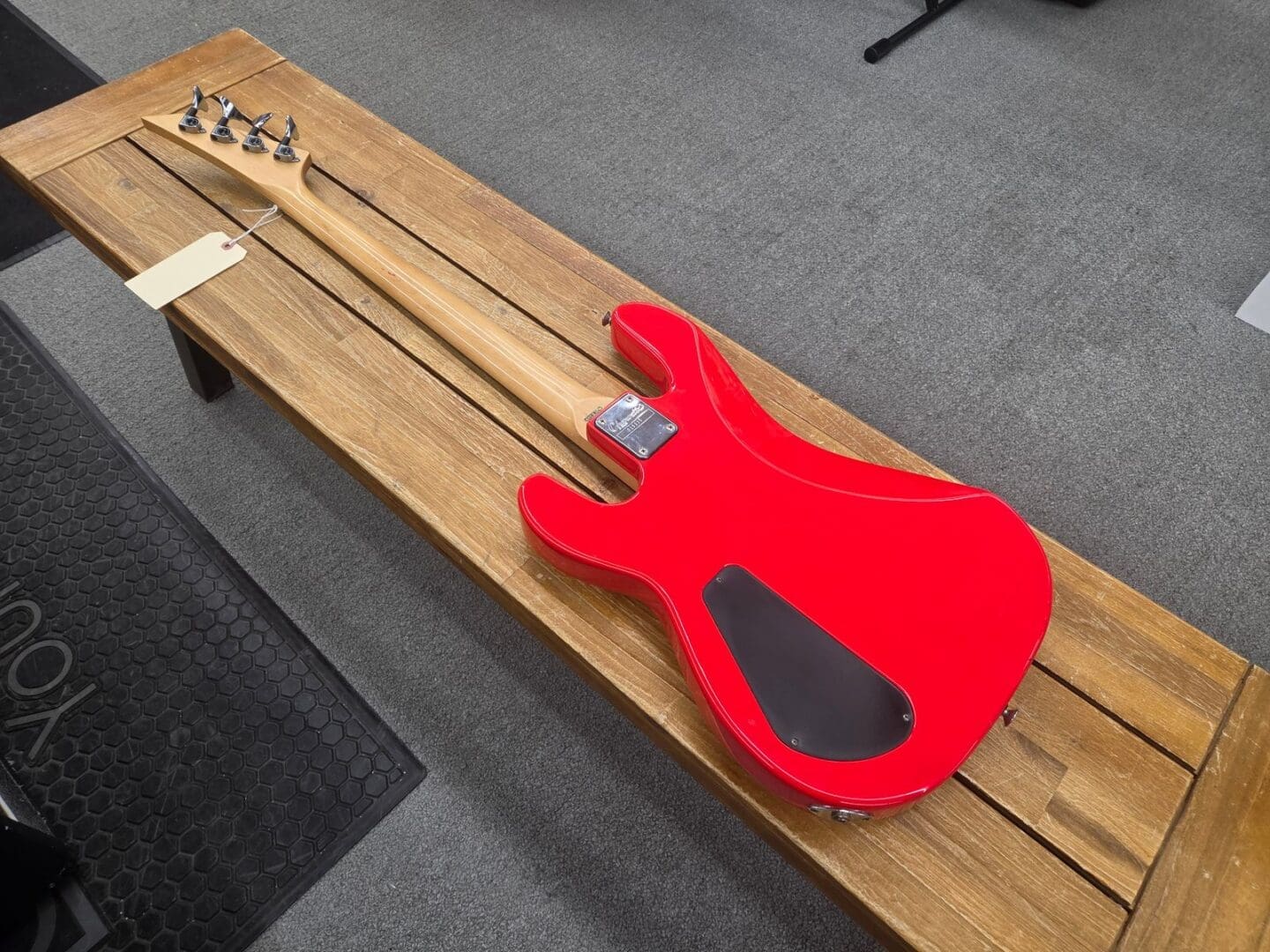 Charvel Charvette 400RR Bass 1980s - Fiesta Red - Image 8