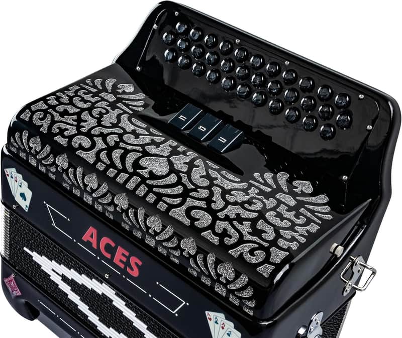 Hohner ACES II 34-Button Accordion with 3 Registers Black FBbEb - Image 8