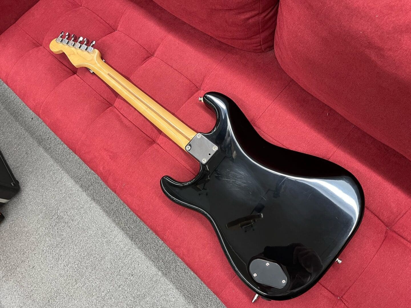 Fender Contemporary Series Stratocaster Deluxe HSS 1985 - Black - Image 9