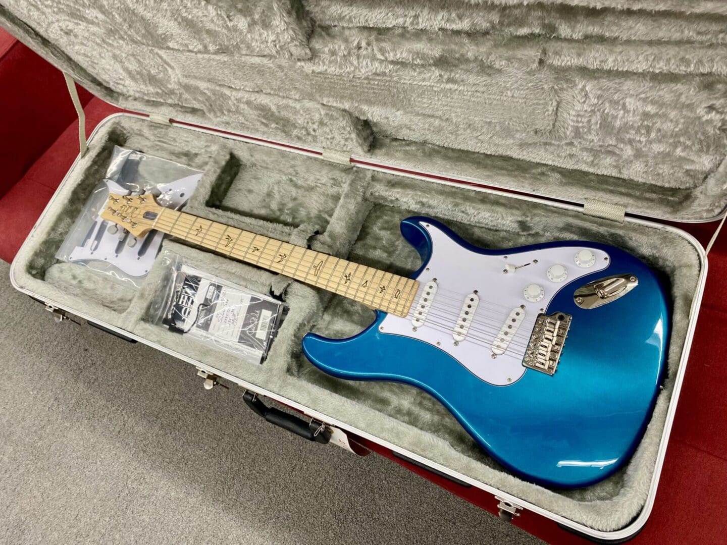PRS John Mayer Silver Sky Electric Guitar 2021 - Dodgem Blue w/ Hard Case