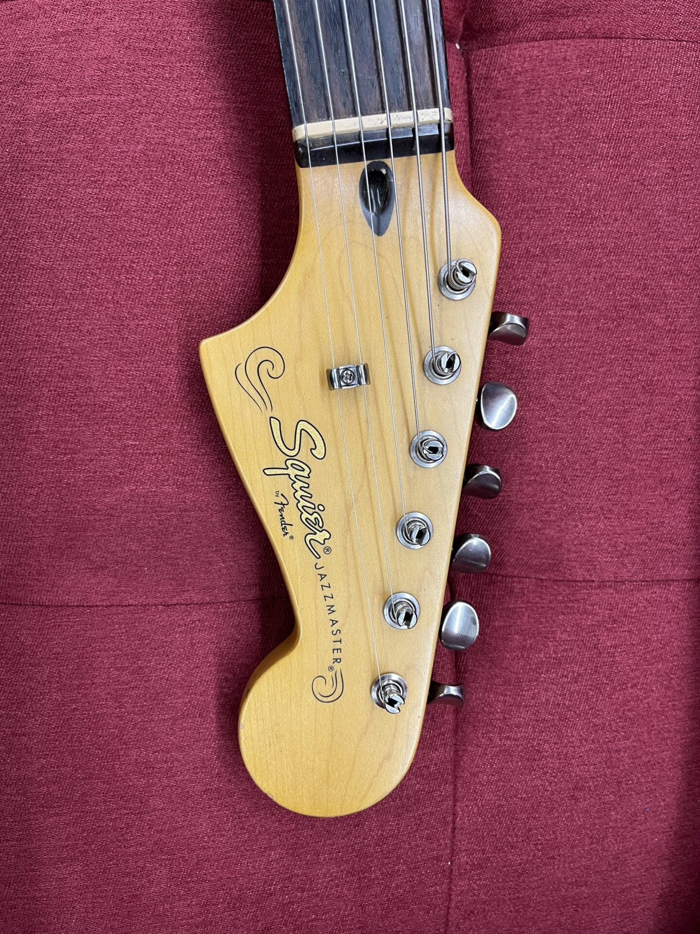 Squier J Mascis Jazzmaster Rosewood 2017 - Vintage White - Image 18
