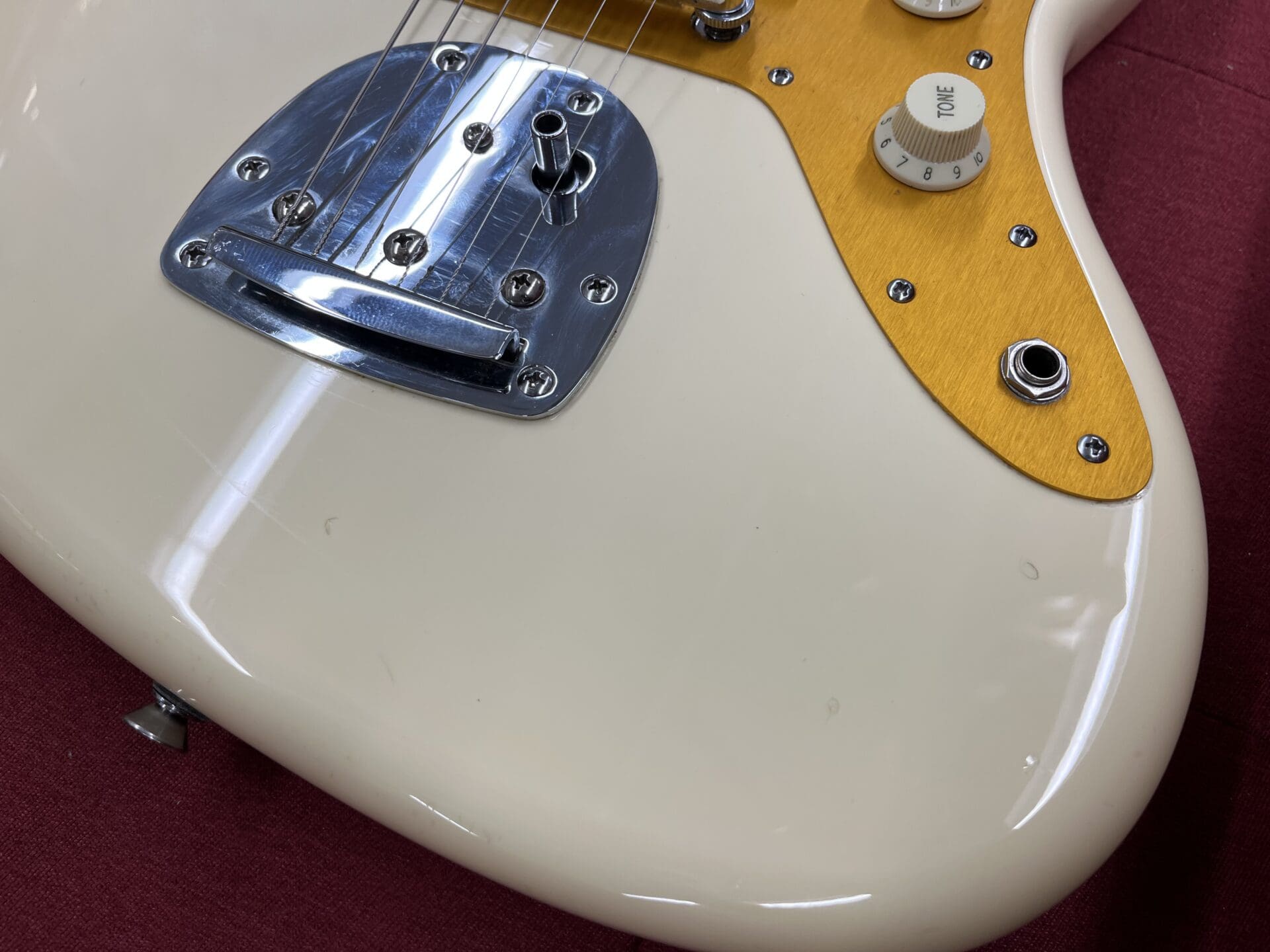 Squier J Mascis Jazzmaster Rosewood 2017 - Vintage White - Image 6