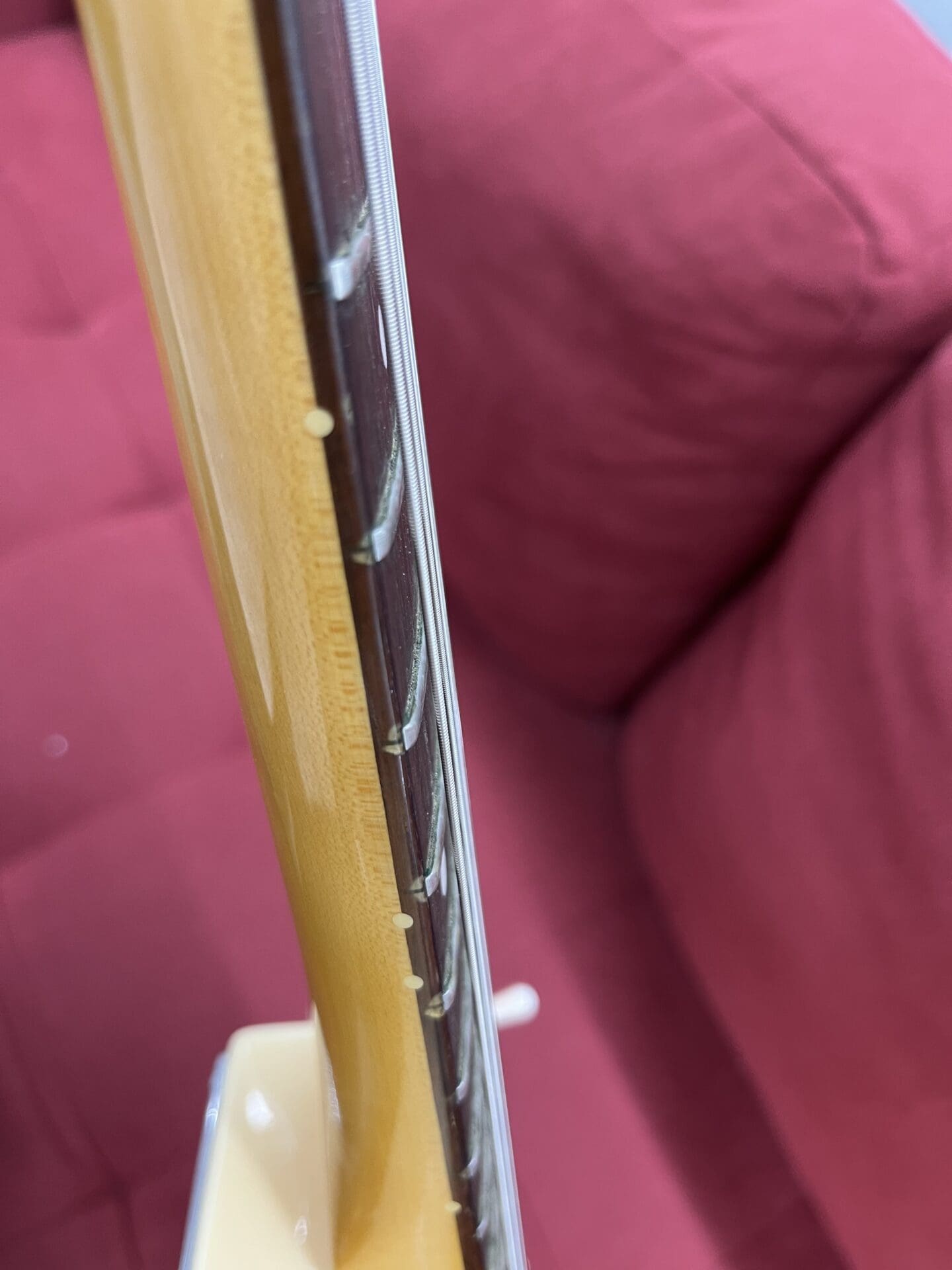 Squier J Mascis Jazzmaster Rosewood 2017 - Vintage White - Image 12