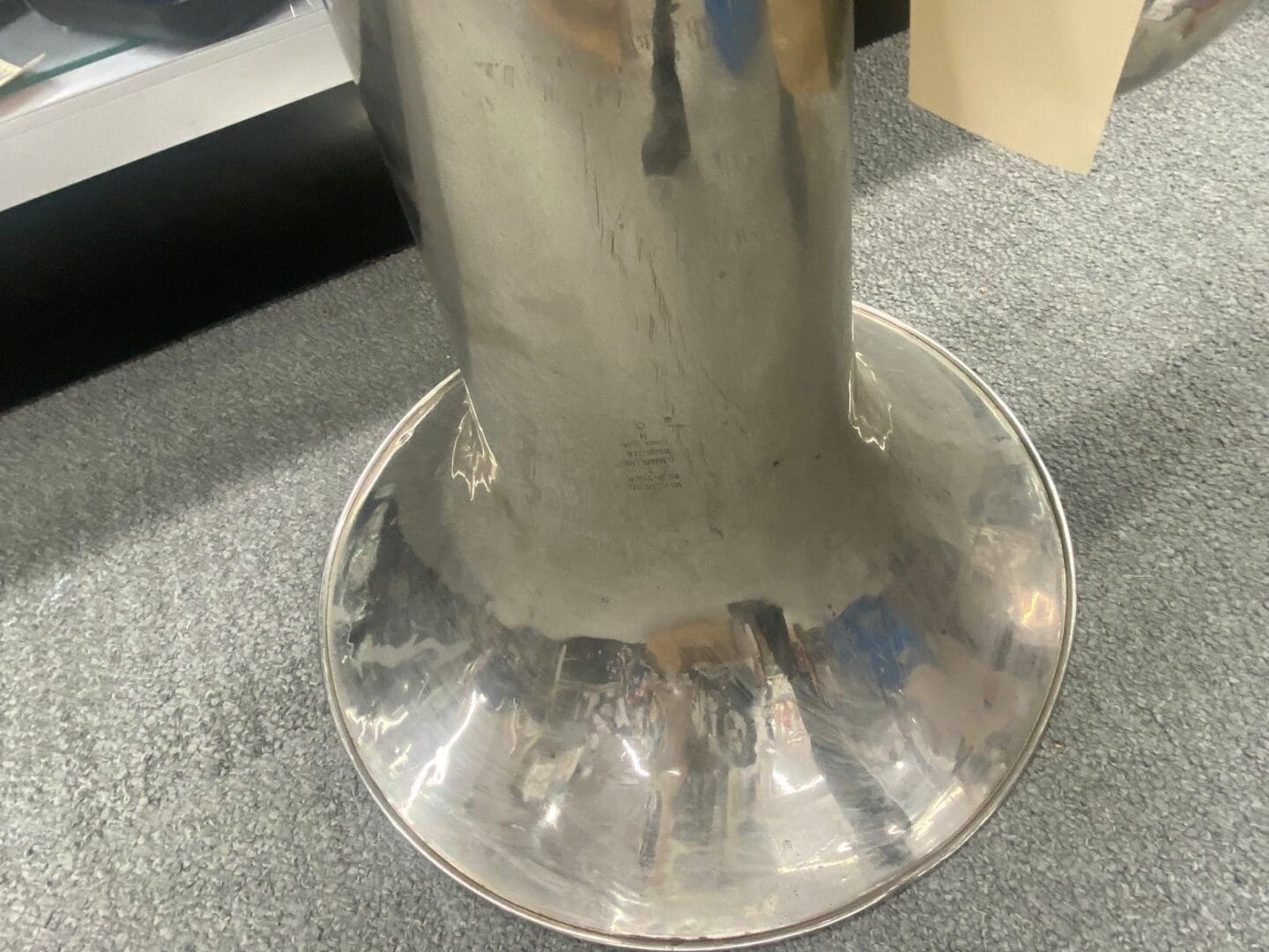 C. Mahillon Bruxelles mod. 390 BBb 4 valve Tuba with Detachable Bell - Silver Local Pickup Only!!! - Image 18