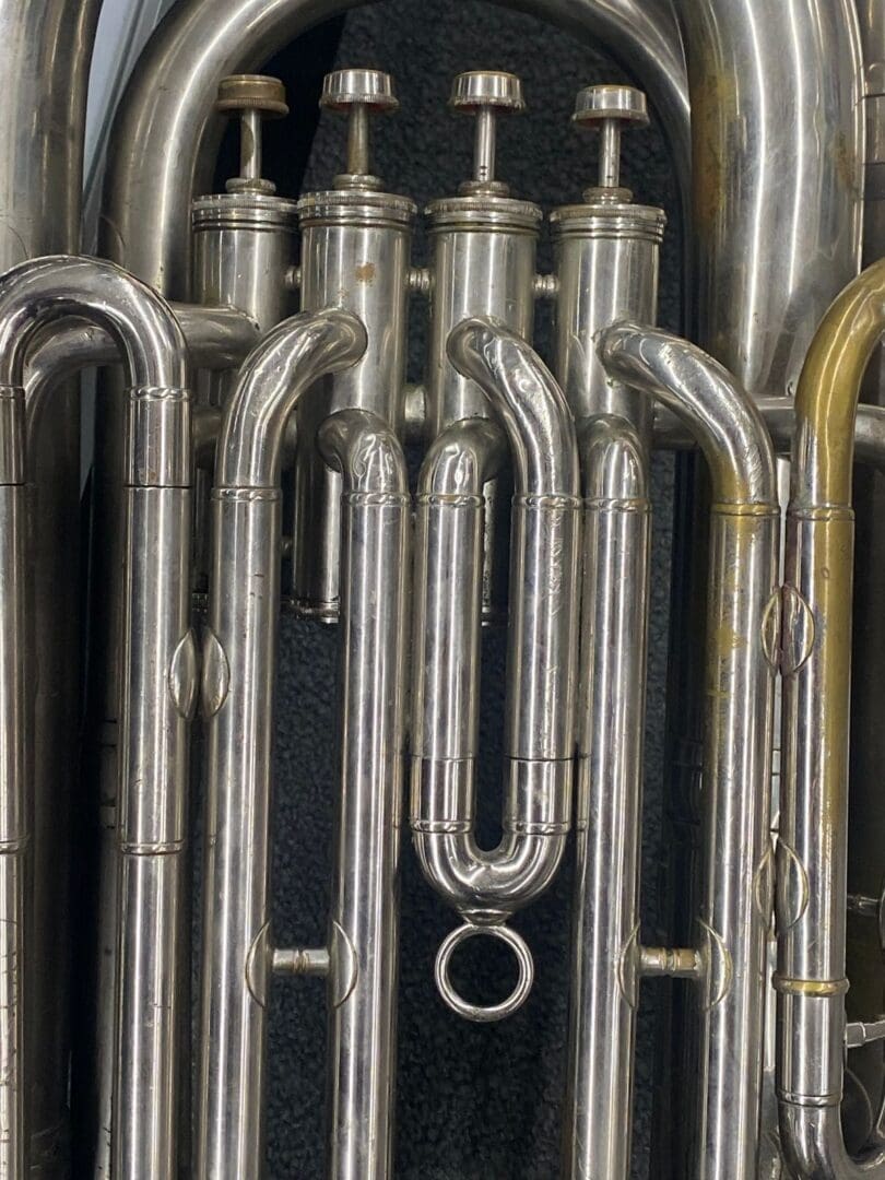 C. Mahillon Bruxelles mod. 390 BBb 4 valve Tuba with Detachable Bell - Silver Local Pickup Only!!! - Image 19