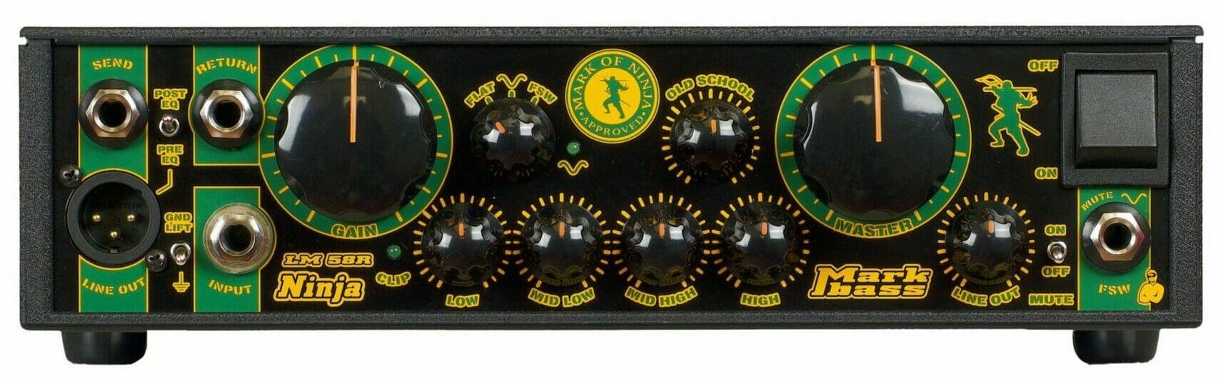 Markbass Little Mark Ninja 58R 1,000-watt Bass Amplifier Head MBH110123 - Image 2